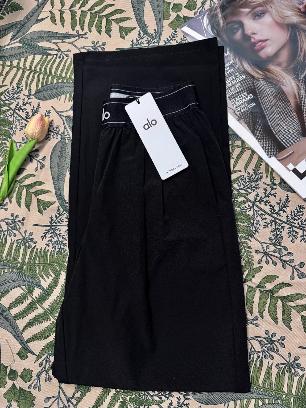😘 ALO Yoga(Regular)Women's Suit Up Trouser NWT 💗 Loose fit Pants 30"inches - Picture 3 of 9